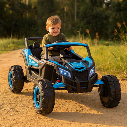 Buggy Car Ηλεκτροκίνητο Αυτοκίνητο 12V 4.5Ah με Τηλεχειριστήριο, MP3 Player & EVA Τροχούς Κόκκινο/Μπλε