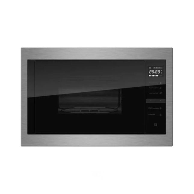Midea Εντοιχιζόμενος Φούρνος Μικροκυμάτων 25L 900W με Grill, 2 λειτουργίες θέρμανσης & 8 Προγράμματα, Inox TG925E3BKS