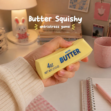 Butter Squishy Μαλακό Παιχνίδι Αντιστρές σε Σχήμα Βουτύρου 113g 3+ Ετών