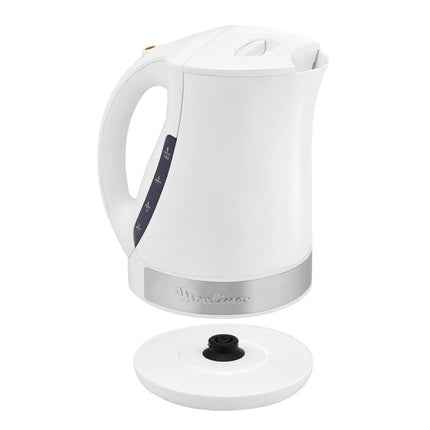 MOULINEX Principio Plus Βραστήρας 2400W 1.7L με Περιστρεφόμενη Βάση 360°, Διπλή Ενδειξη, Κρυφή Αντίσταση & Φίλτρο Κατά των Αλάτων BY108110