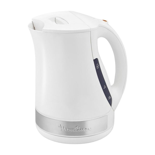 MOULINEX Principio Plus Βραστήρας 2400W 1.7L με Περιστρεφόμενη Βάση 360°, Διπλή Ενδειξη, Κρυφή Αντίσταση & Φίλτρο Κατά των Αλάτων BY108110