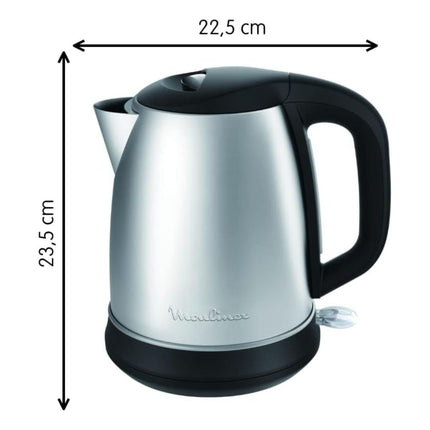 MOULINEX Βραστήρας 2400W 1.7L με Φίλτρο Κατά των Αλάτων, Κρυφό Θερμαντικό Στοιχείο, Βάση 360° & Αυτόματη Απενεργοποίηση BY550D10