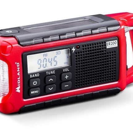 Midland ER200 Emergency Solar Powerbank FM & Dynamo Torch