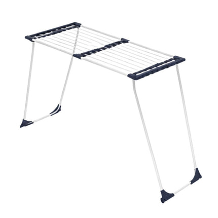 Μεταλλική Απλώστρα Ρούχων 20m 111–201x55x90cm με Επεκτεινόμενα Πλαϊνά & Μεγάλη Επιφάνεια Απλώματος 1 Τεμάχιο Άσπρο