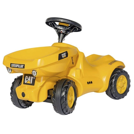 Παιδικό Όχημα CAT Rolly Minitrac Dumper με Κουβαδάκι Ανατροπής & Τιμόνι με Κόρνα για Ατελείωτη Διασκέδαση!