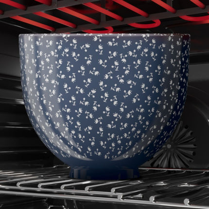 KitchenAid Vintage Florals Κεραμικό Μπολ Ανάμειξης 4.7L για Μίξερ Tilt-Head 5KSM2CB5BF Blue