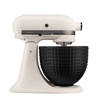 KitchenAid Κεραμικό Μπολ Ανάμειξης 4.7L για Μίξερ Tilt-Head 5KSM2CB5LS Black Studded