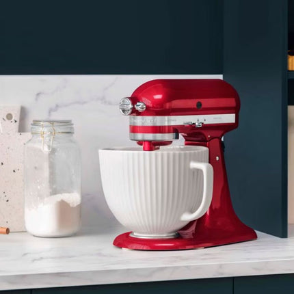 KitchenAid Classic Column Κεραμικό Μπολ Ανάμειξης 4.7L με Λαβή και Στόμιο Σερβιρίσματος 5KSM2CB5PCC