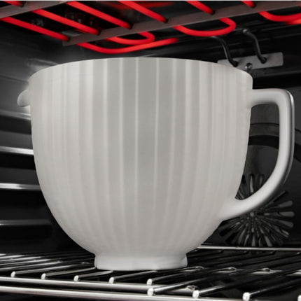 KitchenAid Classic Column Κεραμικό Μπολ Ανάμειξης 4.7L με Λαβή και Στόμιο Σερβιρίσματος 5KSM2CB5PCC