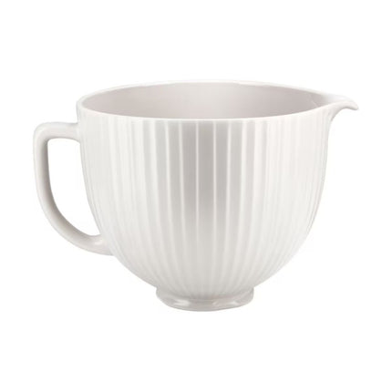 KitchenAid Classic Column Κεραμικό Μπολ Ανάμειξης 4.7L με Λαβή και Στόμιο Σερβιρίσματος 5KSM2CB5PCC