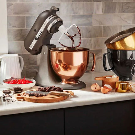 KitchenAid Ανοξείδωτο Μπολ Ανάμειξης 4.8L για Μίξερ Tilt-Head 5KSM5SSBRC Radiant Copper