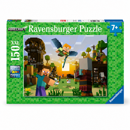 Ravensburger Minecraft Construction and Adventure Puzzle 150 Κομματιών με Premium Εφαρμογή 12004711 7+ Ετών