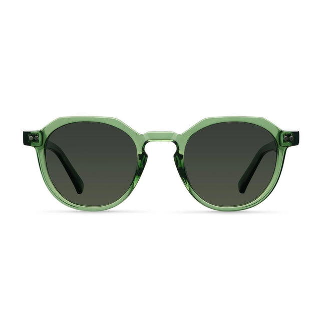 MELLER CHAUEN Unisex  Γεωμετρικά Γυαλιά Ηλίου με Πράσινο Σκελετό και Πράσινους Polarized Φακούς UV400 CH3-GREENOLI All Olive