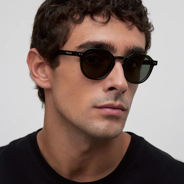 MELLER CHAUEN Unisex Γεωμετρικά Γυαλιά Ηλίου με Πράσινο Σκελετό και Πράσινους Polarized Φακούς UV400 CH4-FOGOLI Fog Olive