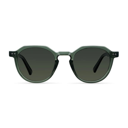 MELLER CHAUEN Unisex Γεωμετρικά Γυαλιά Ηλίου με Πράσινο Σκελετό και Πράσινους Πολωτικούς Φακούς UV400 CH4-FOGOLI Fog Olive