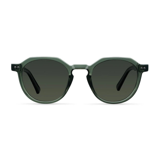 MELLER CHAUEN Unisex Γεωμετρικά Γυαλιά Ηλίου με Πράσινο Σκελετό και Πράσινους Polarized Φακούς UV400 CH4-FOGOLI Fog Olive