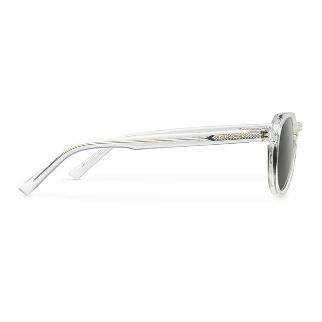 MELLER CHAUEN Unisex Γεωμετρικά Γυαλιά Ηλίου με Διάφανο Σκελετό και Πράσινους Polarized Φακούς UV400 CH4-MINOROLI Minor Olive