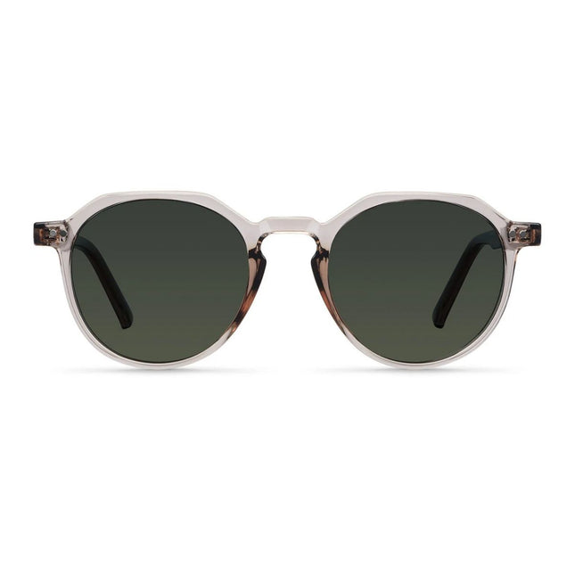 MELLER CHAUEN Unisex Γεωμετρικά Γυαλιά Ηλίου με Καφέ Σκελετό και Πράσινους Polarized Φακούς UV400 CH3-TAUPEOLI Taupe Olive