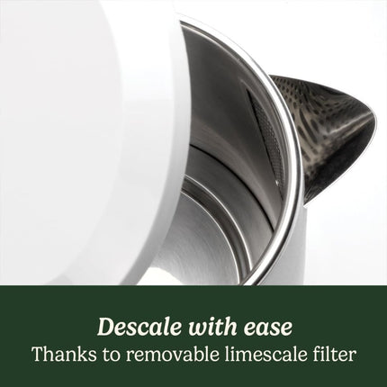 CUISINART Βραστήρας με Ρύθμιση Θερμοκρασίας 3000W 1.7L σε Λευκό