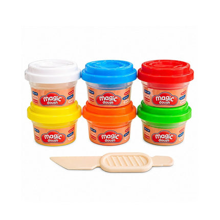 Magic Dough Funny Cars Σετ Πλαστελίνες με Αυτοκινητάκια 16 Τεμάχια 3+ Ετών