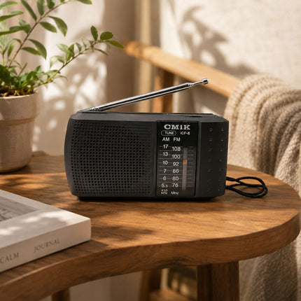 CMik Φορητό Ραδιόφωνο 2 Ζωνών AM/FM με Ενσωματωμένο Ηχείο ICF-8