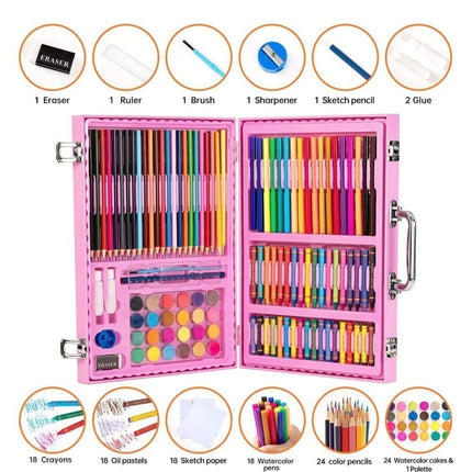 Colour Pen Set 128 pcs Girls