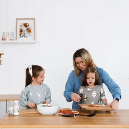 STEP’n’SIT® Montessori Βοηθητικός Πύργος και Τραπέζι 2 σε 1 Μετατρέψιμο Έπιπλο για Παιδιά 18+ Μηνών Ξύλο