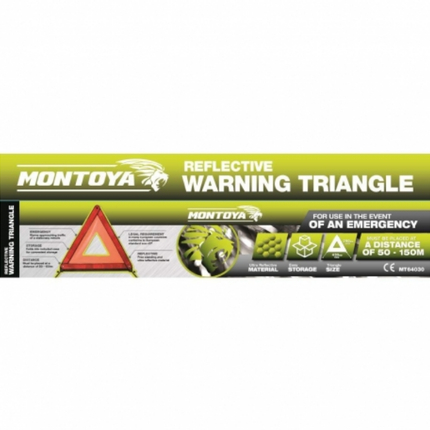 Montoya Ανακλαστικό Τρίγωνο Προειδοποίησης – Reflective Warning Triangle