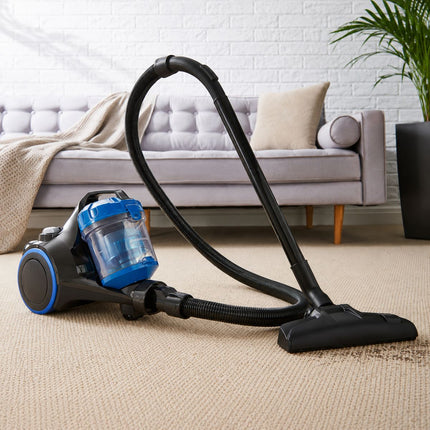 Morphy Richards Ηλεκτρική Σκούπα Χωρίς Σακούλα 2L 700W με Φίλτρο HEPA 980563 Μπλέ/Γκρίζο
