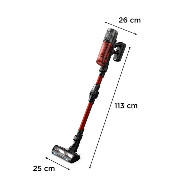 Rowenta X-Force Flex 13.60 Animal Επαναφορτιζόμενη Σκούπα Stick με Τεχνολογία Flex, Φωτισμό LED και Βούρτσα για Κατοικίδια με Αυτονομία έως 60 Λεπτά RH9A73 Κόκκινο