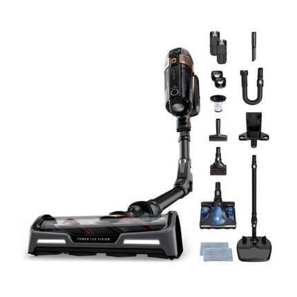 Rowenta X-Force Flex 15.60 Animal Aqua Επαναφορτιζόμενη Σκούπα Stick 550W για Σκούπισμα και Σφουγγάρισμα με Αυτονομία έως 60 Λεπτά RH99G3