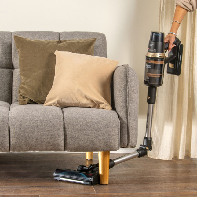 IZZY Galaxy G6 3 σε 1 Επαναφορτιζόμενη Ασύρματη Σκούπα Stick 750W 29.6V BLDC με Κάδο Σκόνης 1.4 L, Smart Sensor και Αυτονομία έως 100 Λεπτά 225053 Μαύρο