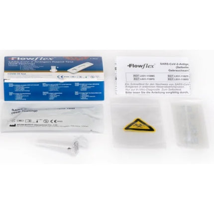 Τεστ Ανίχνευσης COVID-19 5 Τεμάχια FlowFlex (Αυτο-εξέταση)