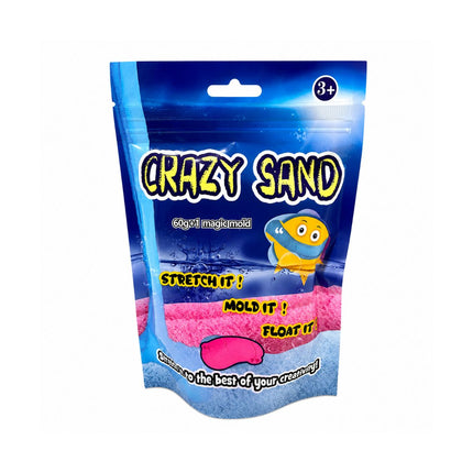 Crazy Sand Μαγική Άμμος 60g με Καλούπι 3+ Ετών Ροζ
