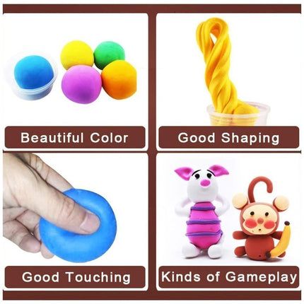 Creative Clay DIY Παιδικός Δημιουργικός Πολύχρωμος Πηλός Σετ 48 Τεμαχίων 3+ Ετών