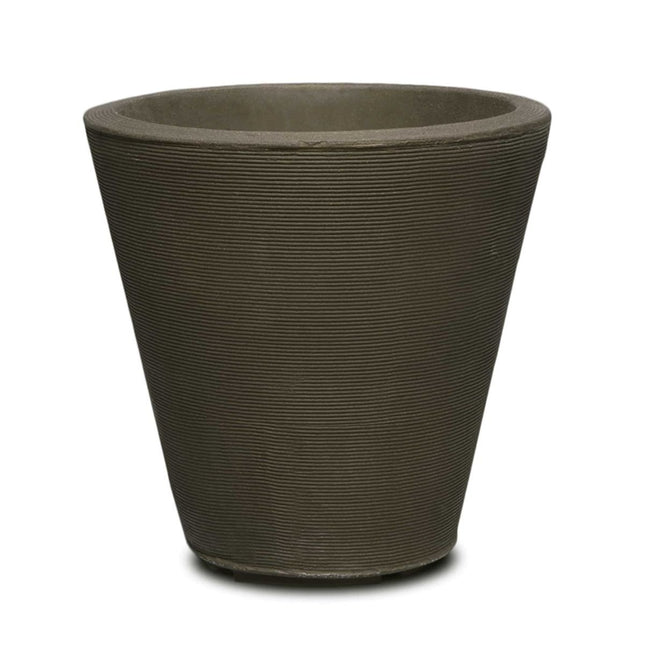 Crescent Madison Πλαστική Γλάστρα 20″ με Αποστράγγιση 628048 Old Bronze