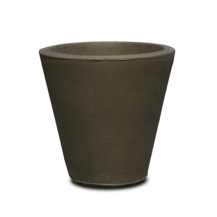 Crescent Madison Πλαστική Γλάστρα 16″ με Αποστράγγιση 628043 Old Bronze