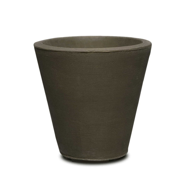 Crescent Madison Πλαστική Γλάστρα 16″ με Αποστράγγιση 628043 Old Bronze