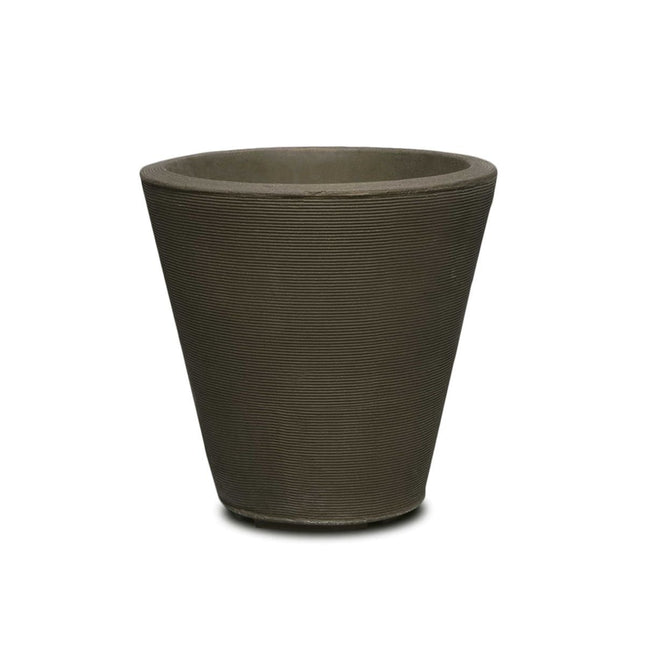 Crescent Madison Πλαστική Γλάστρα 14″ με Αποστράγγιση 628038 Old Bronze