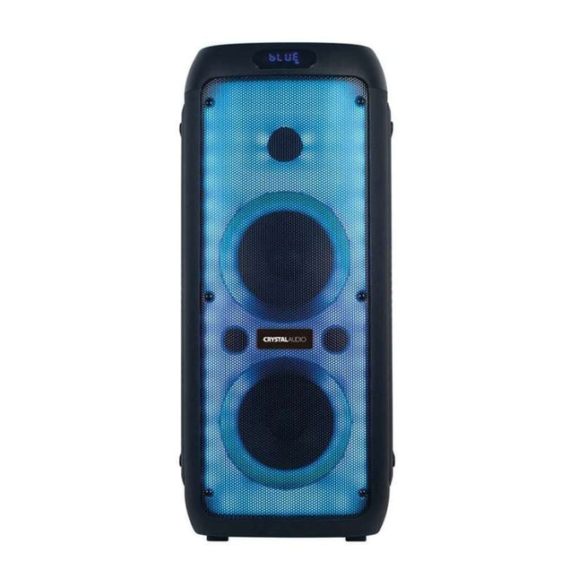 CRYSTAL AUDIO PRT14 Bluetooth Party Speaker 80W με LED Φωτισμό & Ασύρματο Μικρόφωνο Karaoke