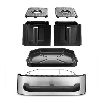 Cuisinart Air Fryer & Φούρνος TriZone 13.6L 2550W με 9 Λειτουργίες AFT13XSSU Μαύρος