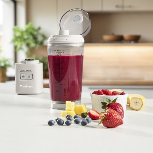 Cuisinart To Go Portable Blender Φορητό Μπλέντερ 0.5L Ασύρματο USB-C PBL100U Ασημί