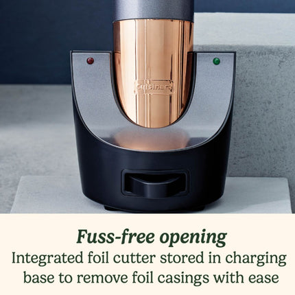Cuisinart Επαναφορτιζόμενο Αυτόματο Ανοιχτήρι Κρασιού Ηλεκτρικό με Βάση Φόρτισης CWO50U
