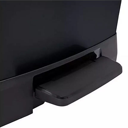 CURVER Κάδος Απορριμμάτων 50L με Πεντάλ &amp; Silent Καπάκι, Κομψός Μεταλλικός Σχεδιασμός