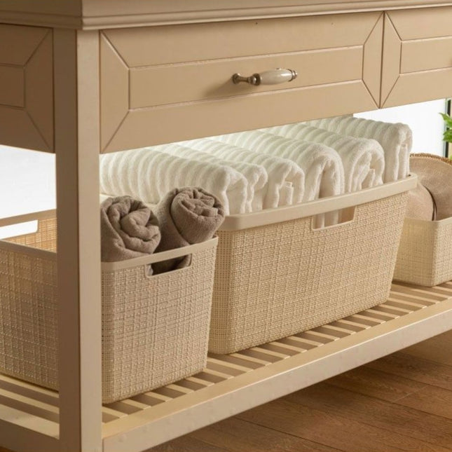 CURVER Jute 46L Καλάθι Ρούχων Μπεζ