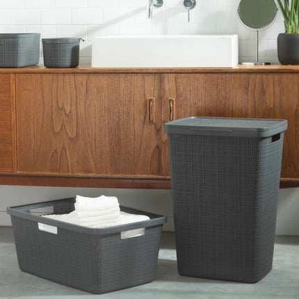 CURVER Jute 46L Καλάθι Ρούχων Γκρι