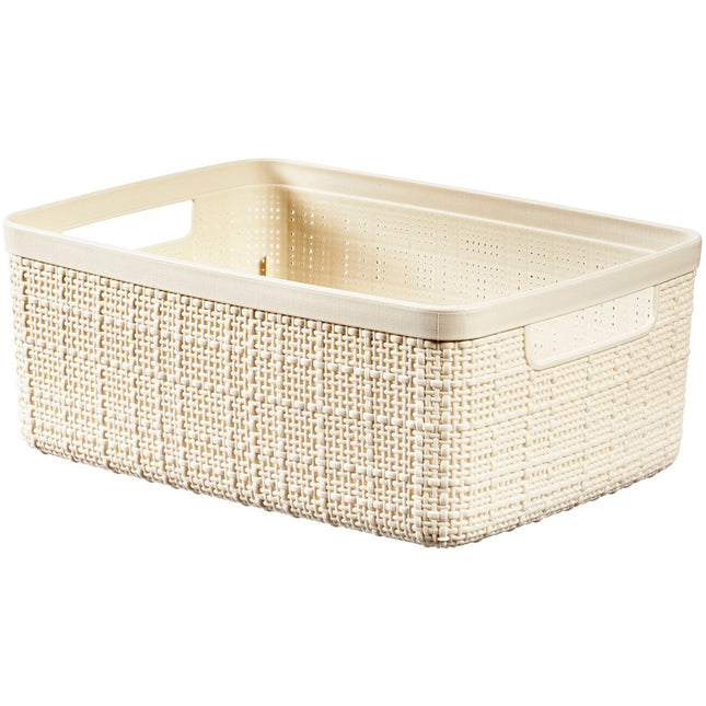 CURVER Jute Καλάθι Αποθήκευσης ”M” 36 X 28 X 14cm Μπεζ