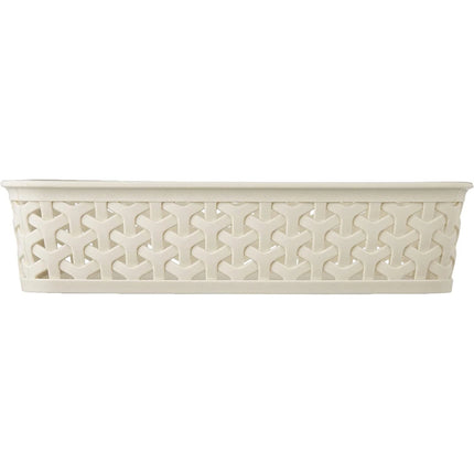 CURVER My Style Δίσκος Αποθήκευσης A5 με Όψη Rattan Off White
