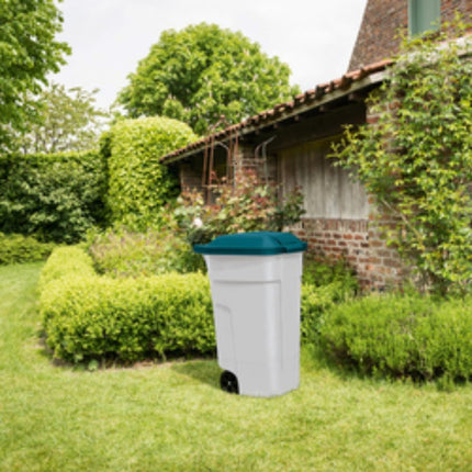 Curver Κάδος Απορριμμάτων 110L με Ρόδες & Καπάκι για Εξωτερική Χρήση & Ανακύκλωση