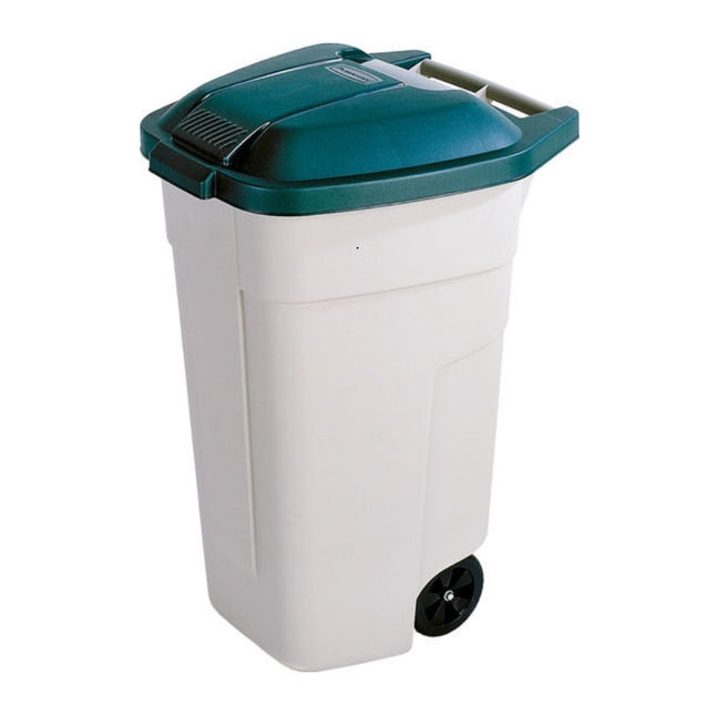 Curver Κάδος Απορριμμάτων 110L με Ρόδες & Καπάκι για Εξωτερική Χρήση & Ανακύκλωση